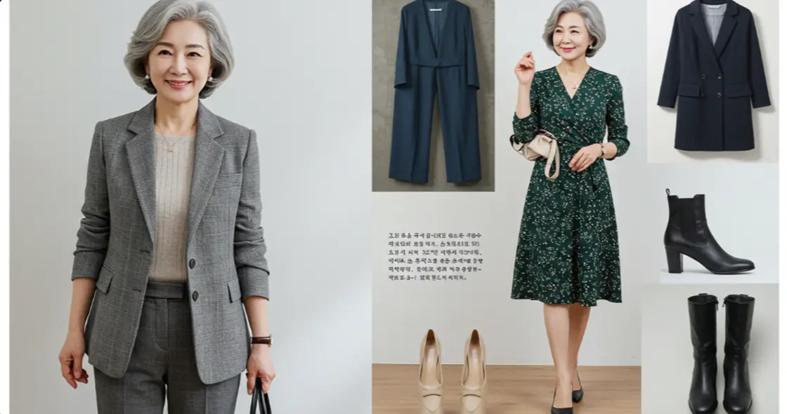 60대 여성 편안한 의류 코디법