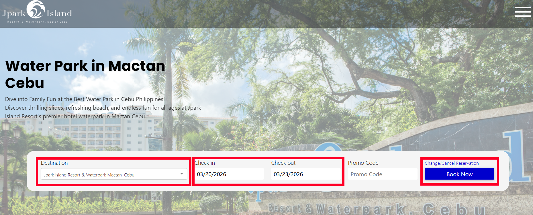 제이파크 필리핀 공식 홈페이지 숙소예약 1