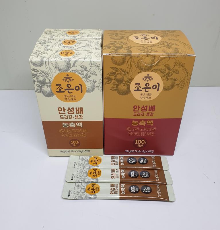 배 도라지 생강 농축액 (스틱)