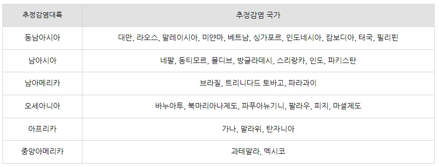 뎅기열-증상