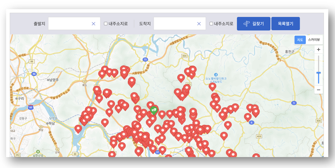 숲나들e 자연휴양림 인천/경기 설매재 예약하기