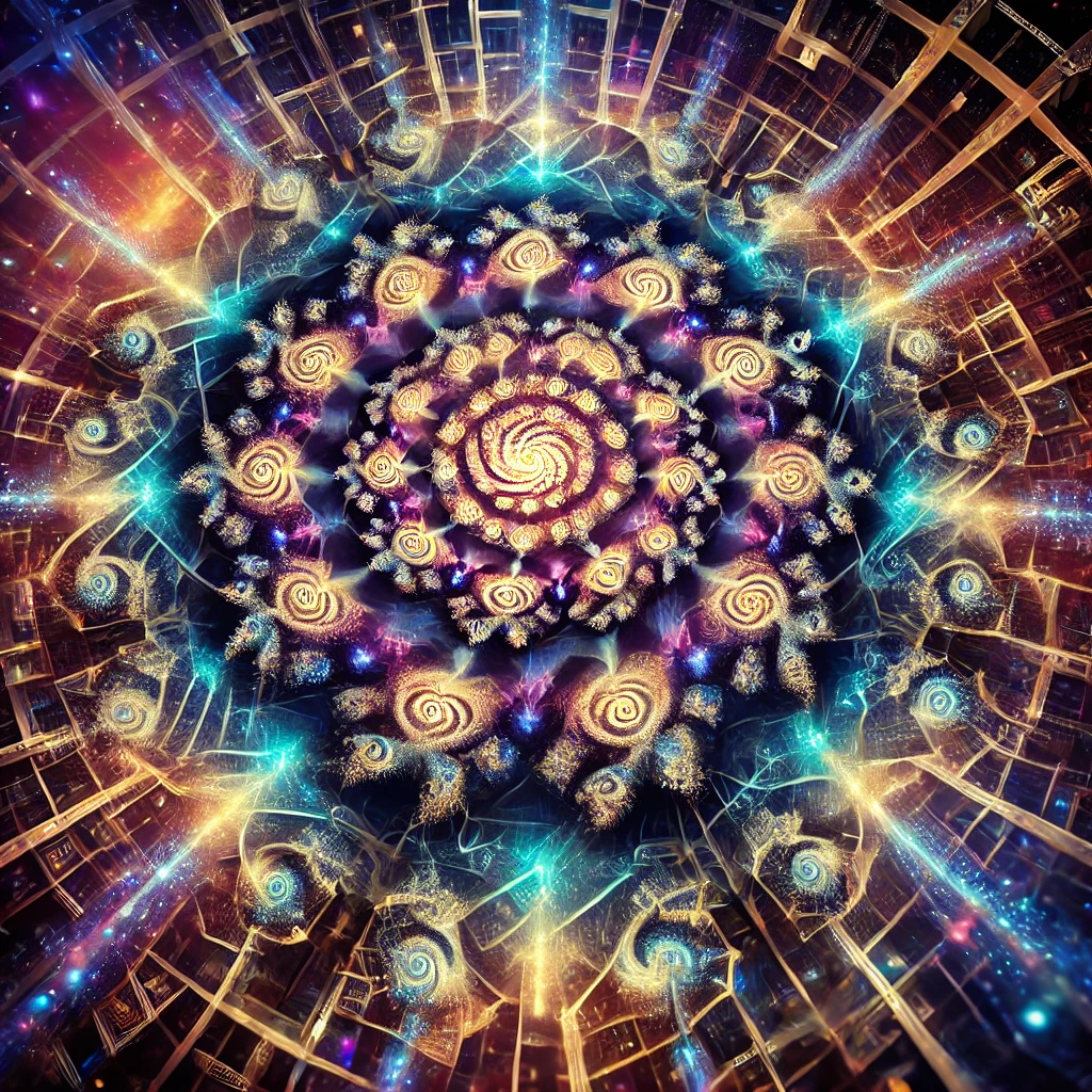 프랙탈 원리를 상징하는 이미지