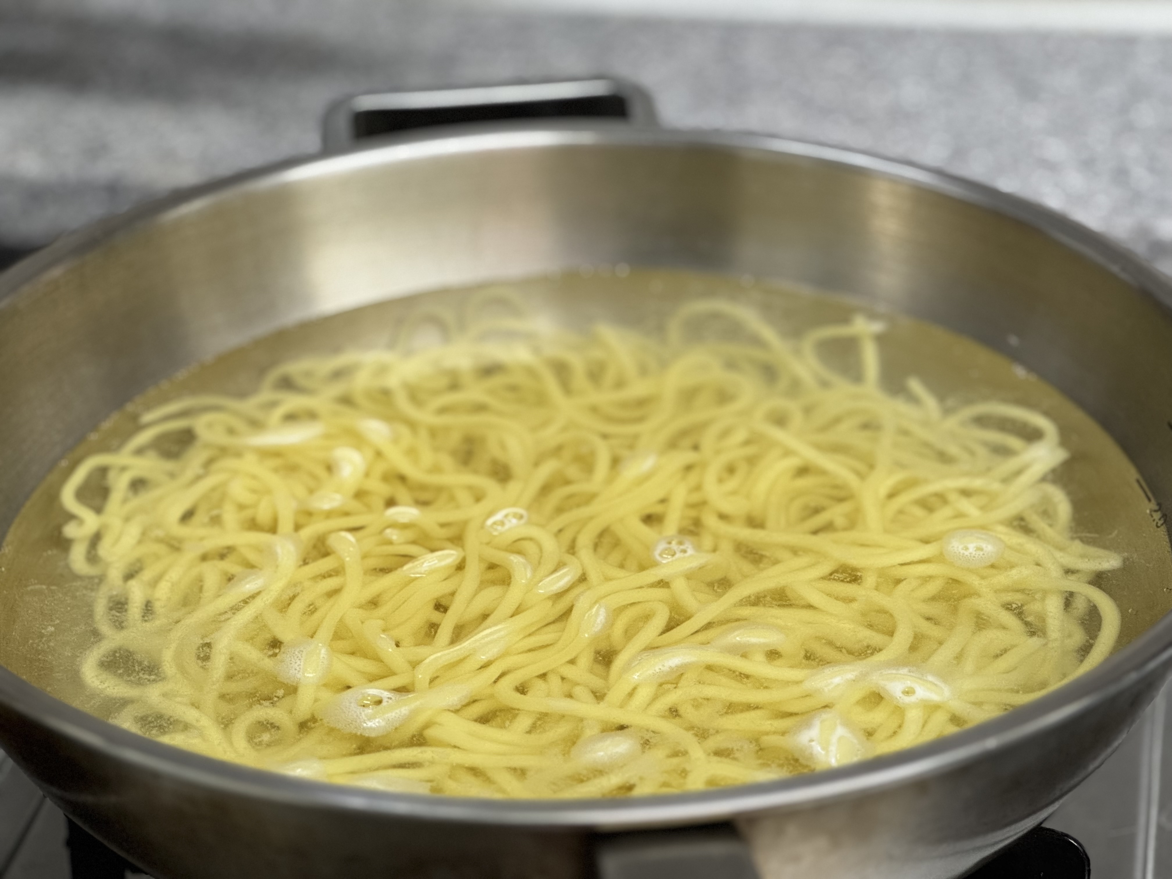 이연복 짬뽕 면삶기