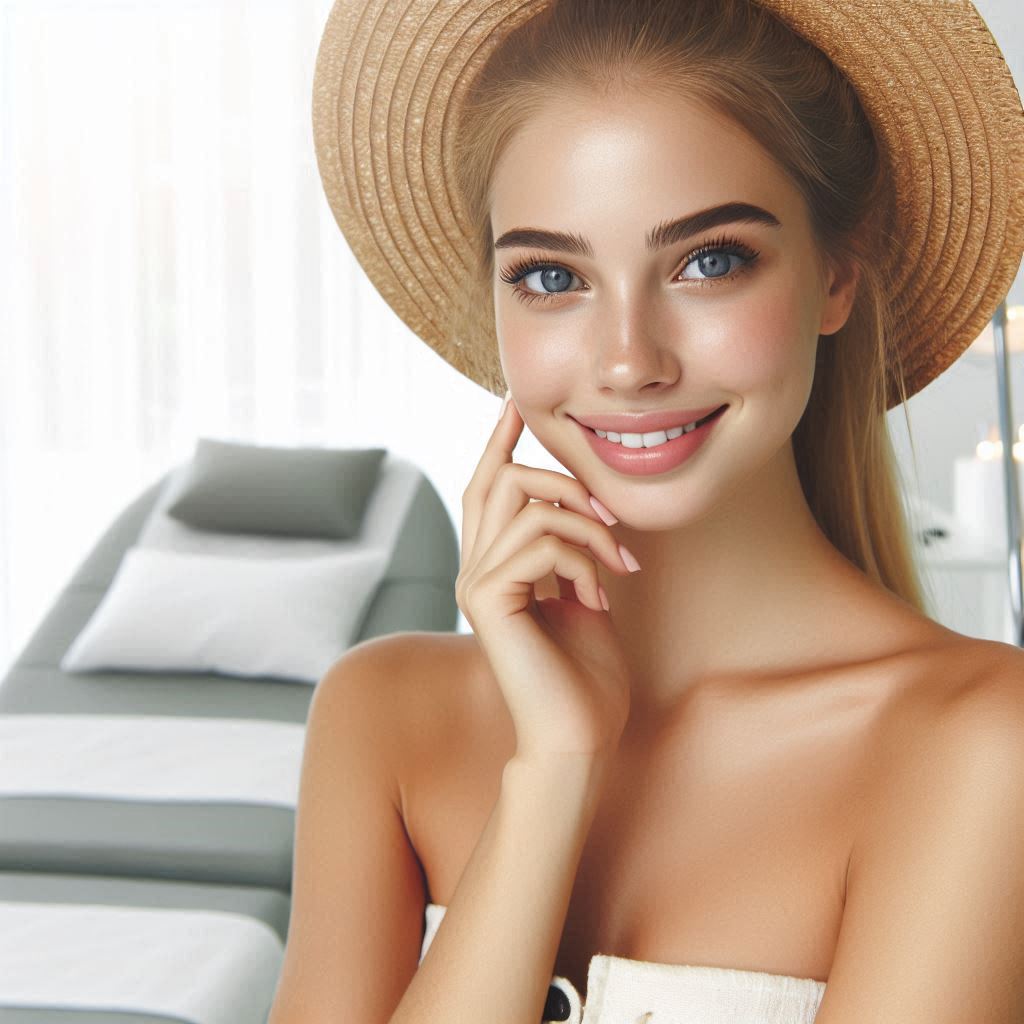 피부,체형관리 샵 배경