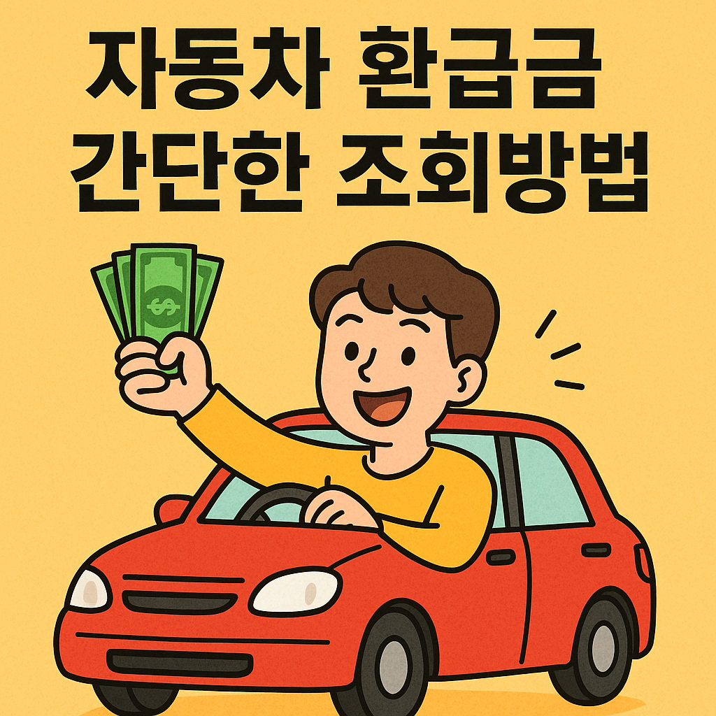 자동차환급금 간단한 조회방법