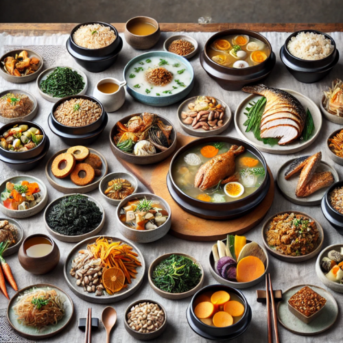 산후조리-식단-음식들-이미지