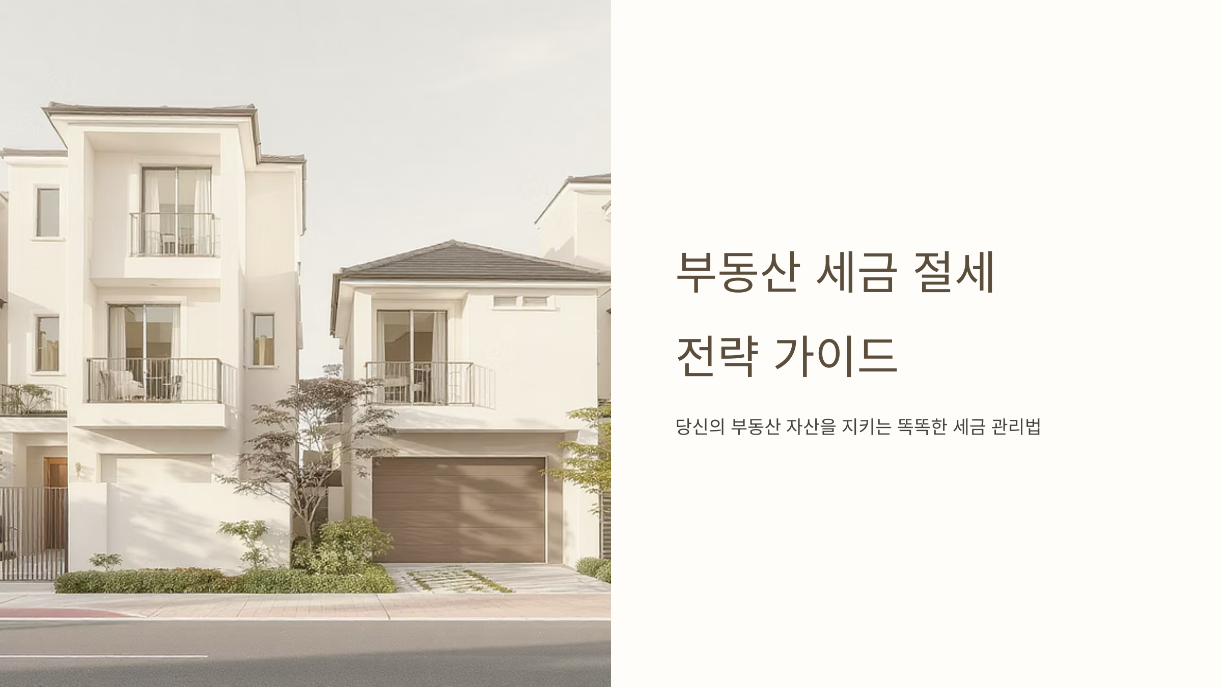 부동산 세금 아는만큼 줄이는 절세 꿀팁