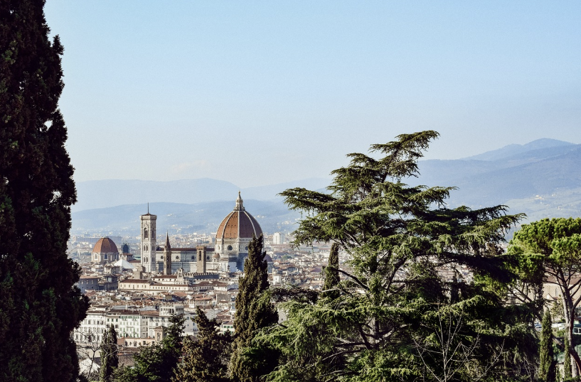 피렌체 성당 전경 사진