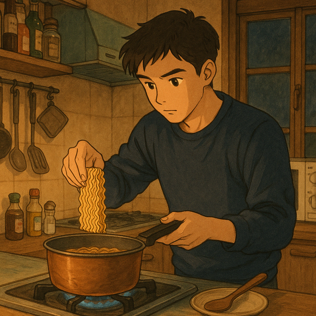 라면 맛있게 끓이는 비법