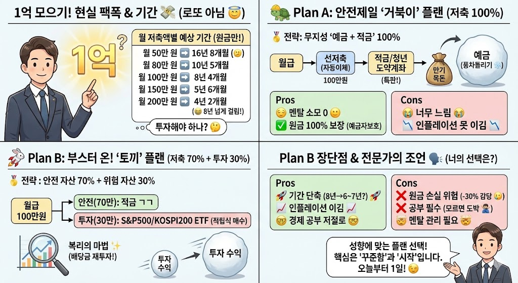 사회초년생 1억모으기 플랜