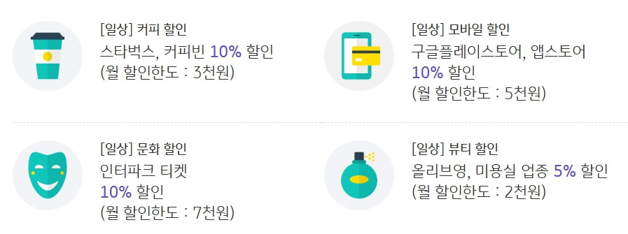 커피, 모바일, 인터파크, 올리브영 할인