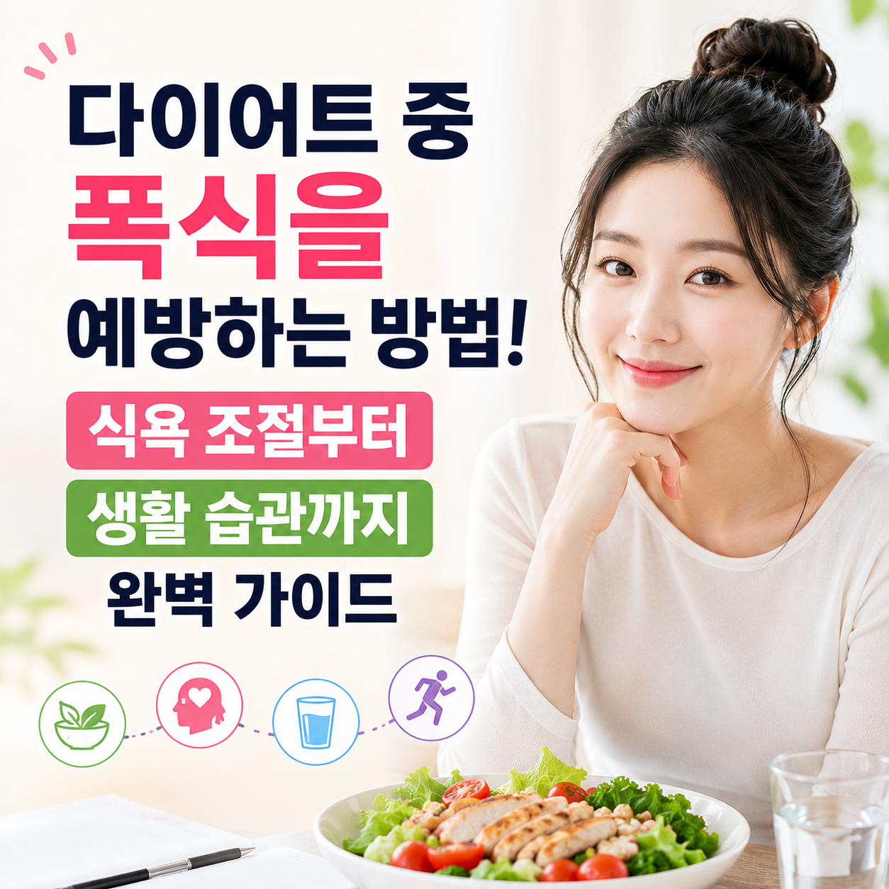 다이어트 중 폭식을 예방하는 방법