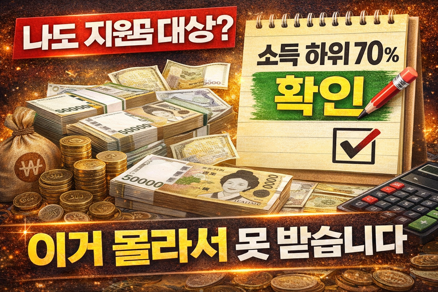 국가지원금 기준 확인 방법