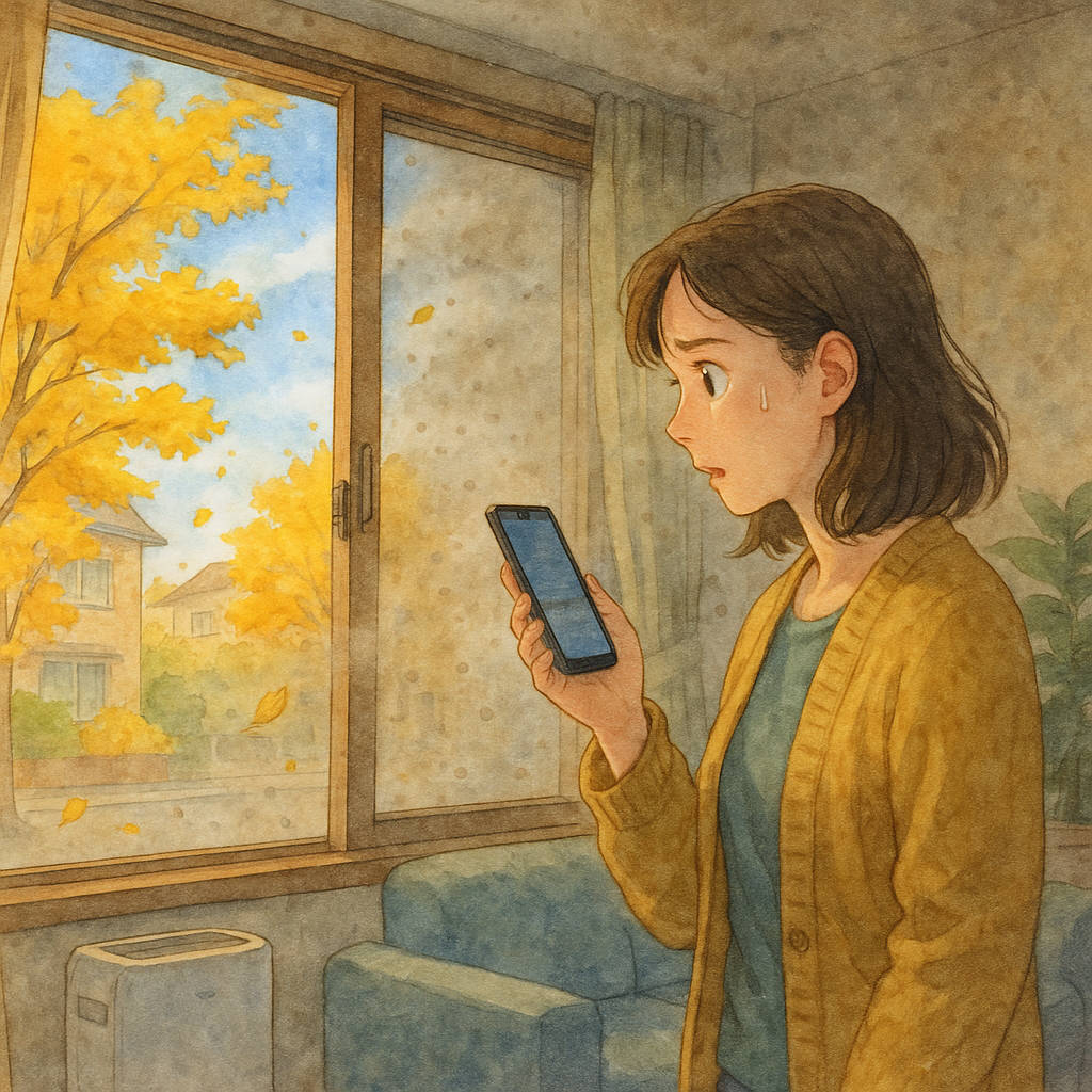 가을에도 숨은 미세먼지가 있다 : 창밖의 공기, 정말 깨끗할까?