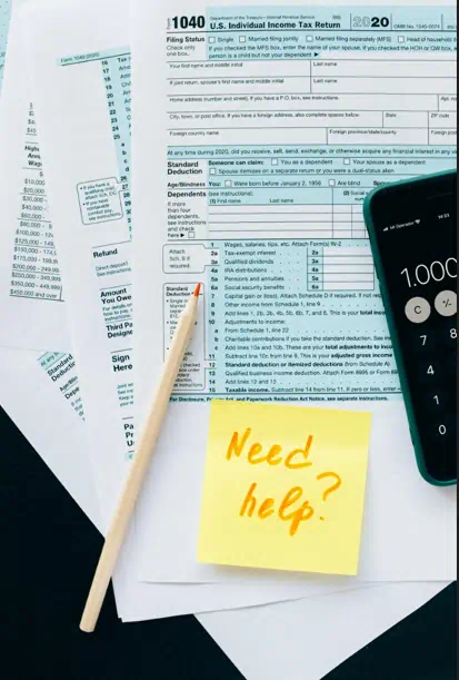 세금서류적는과정이 너무힘듬을 표현하는 이미지