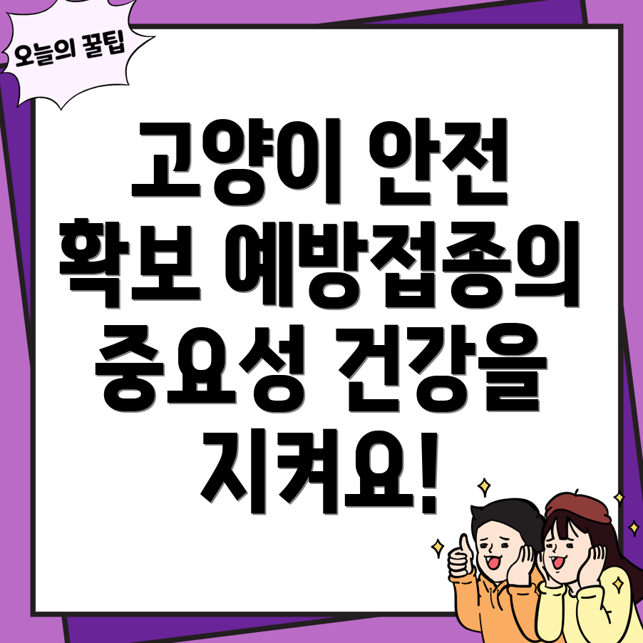 고양이 예방 접종