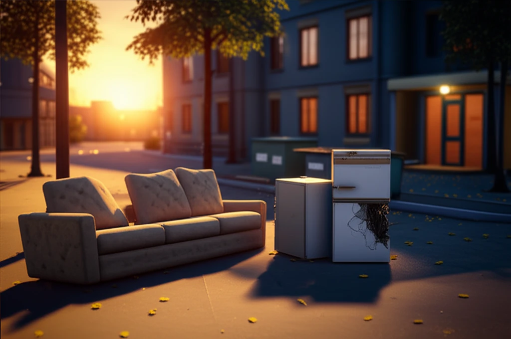 대형폐기물 무단투기 금지! 청학동 신..