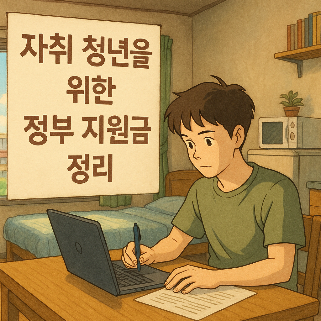 자취 청년을 위한 정부 지원금 총정리 – 2025 최신판