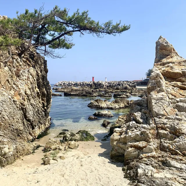 갈남항 포토존