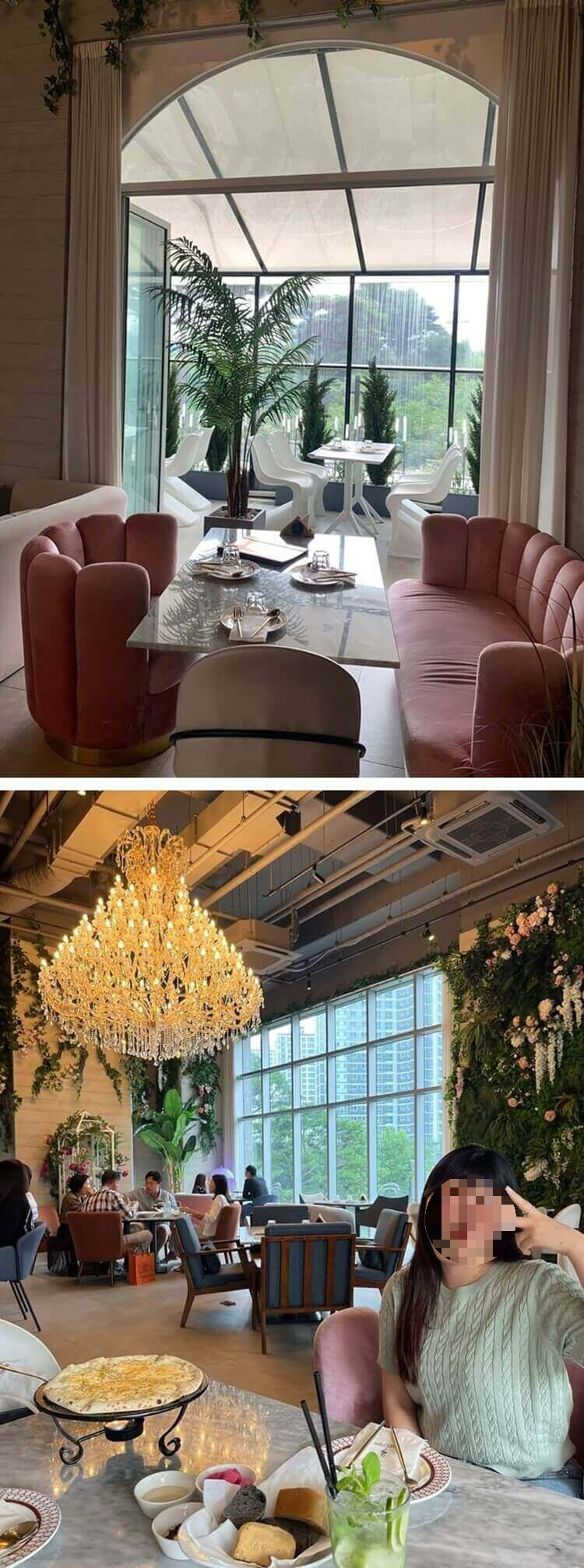 조개모양 같은 소파자리