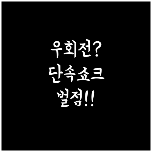 2025년 우회전 단속, 꼭 알아야 ..