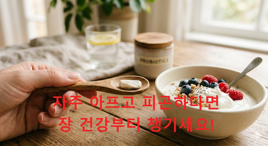 장 건강과 면역력을 높여주는 프로바이오틱스 유산균 캡슐