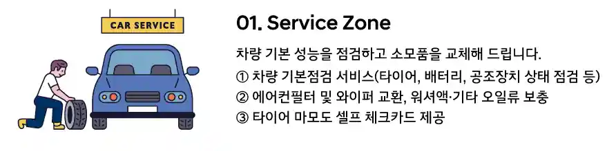 1_ 서비스존 차량 기본 성능 점검 및 소모품 교체