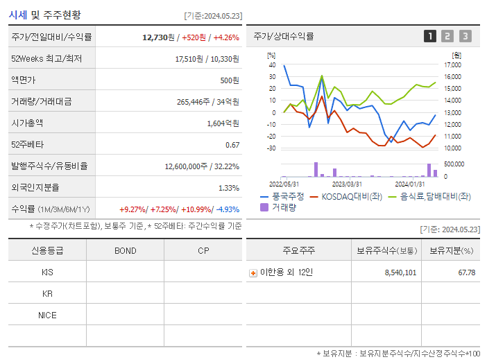 풍국주정_기업개요