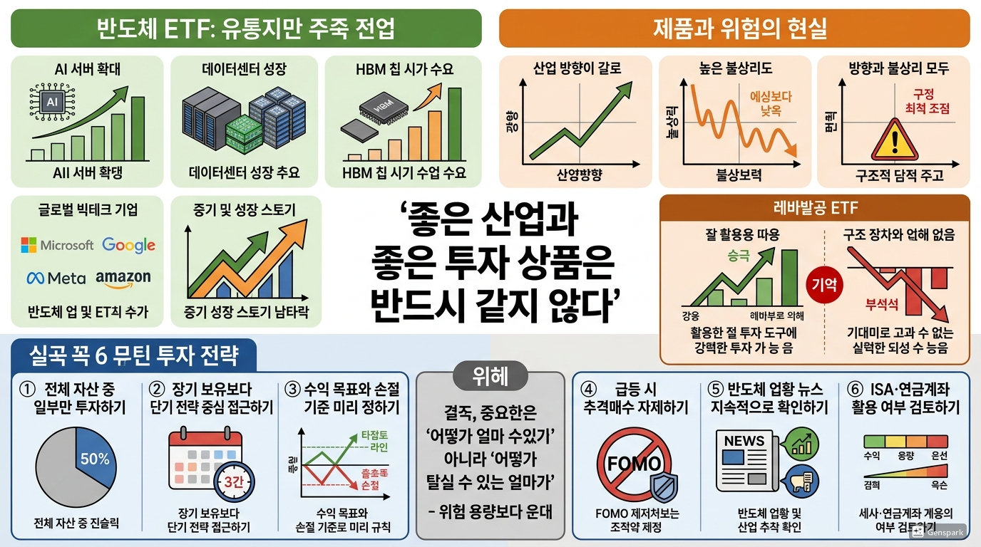 반도체 ETF 투자 전략과 주의할 점