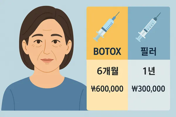 팔자주름 보톡스 필러 차이와 유지 기간1