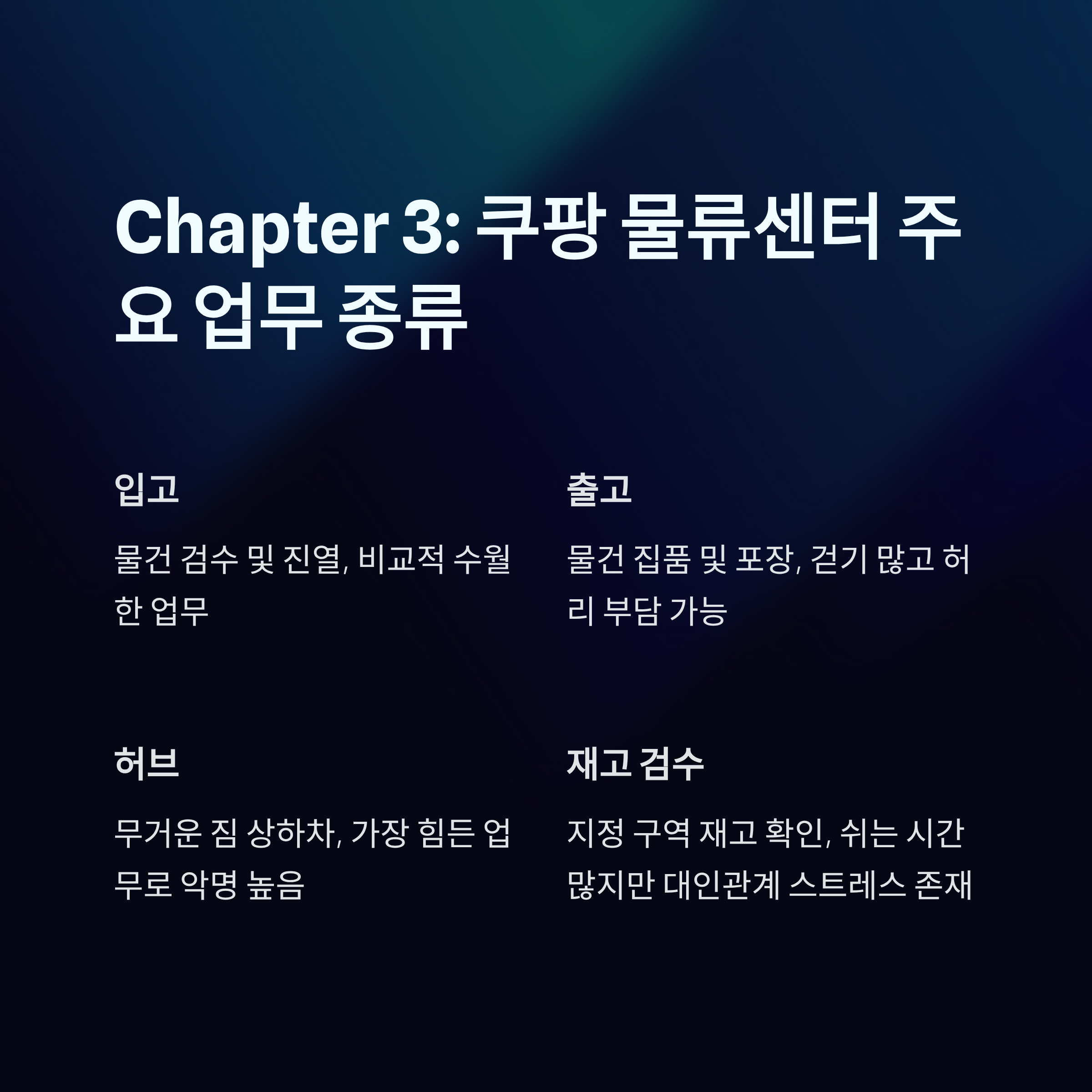 쿠팡 곤지암 1센터