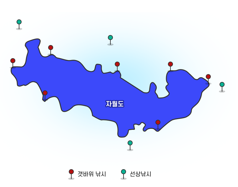 자월도 낚시 포인트