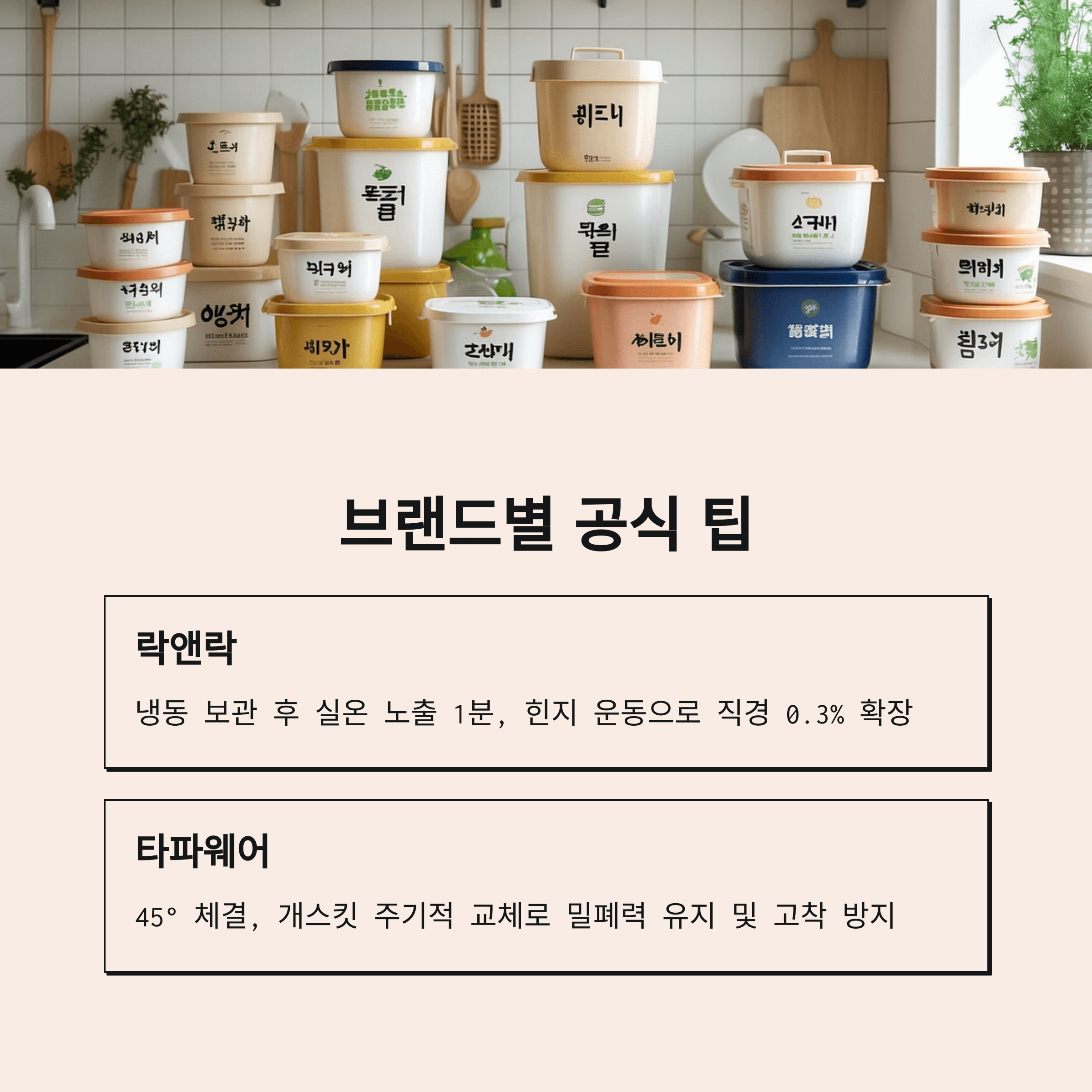 반찬 뚜껑 안 열리는 이유와 해결법