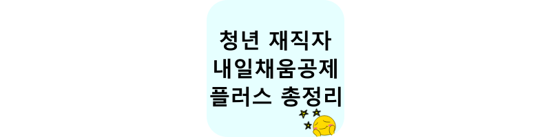 청년재직자-내일채움공제-플러스