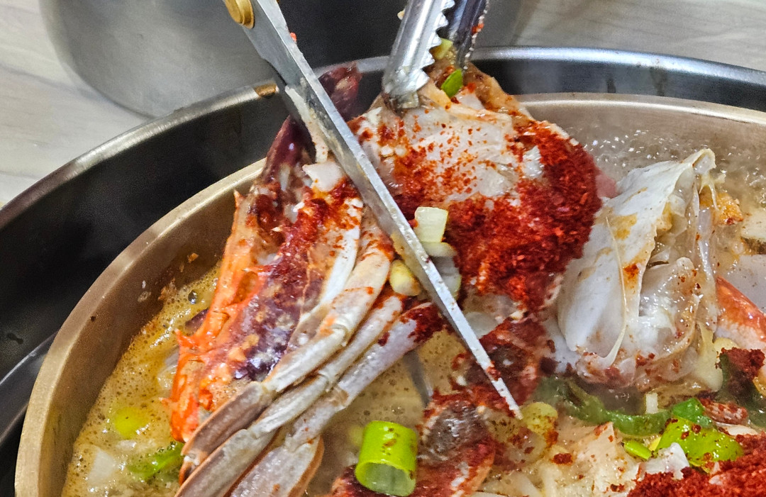 화서역 수모임 꽃게탕