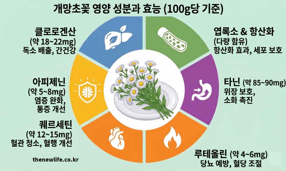 개망초꽃 효능 영양성분