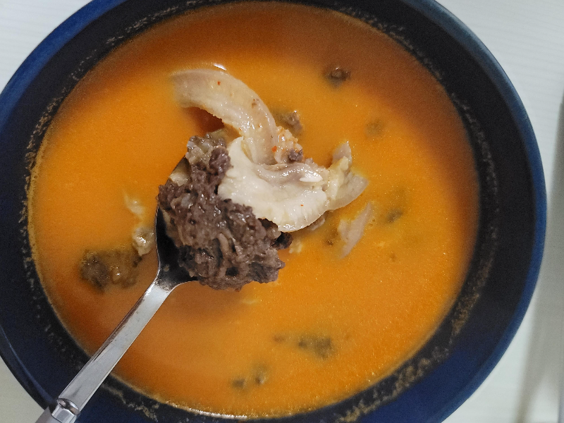 배민마트 순대국 순대와 고기