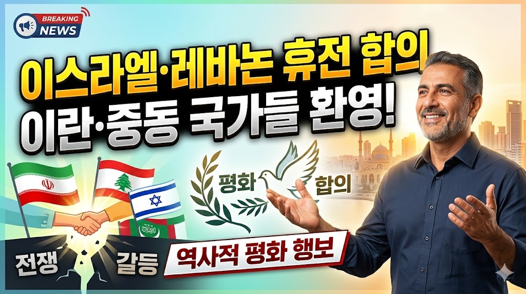 이스라엘&middot;레바논 휴전 합의,이란 중동 국가들 환영