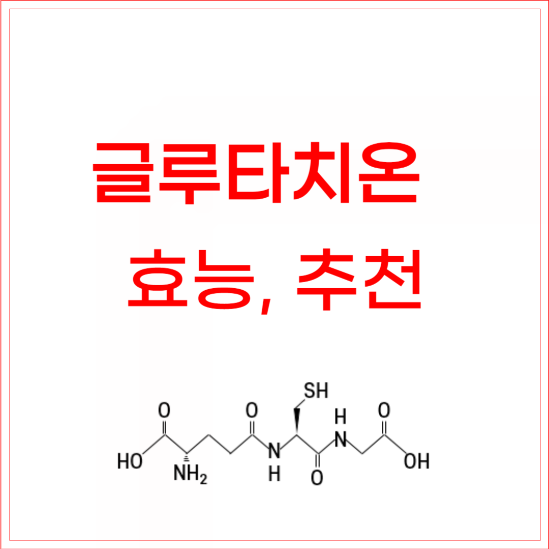 글루타치온 효능과 글루타치온 추천
