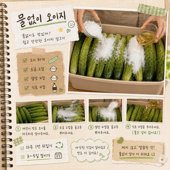 오이지 담그는 방법
