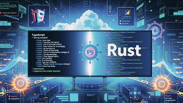 TypeScript와 Rust, 개발 언어 트렌드 AI 이미지 (직접 제작)