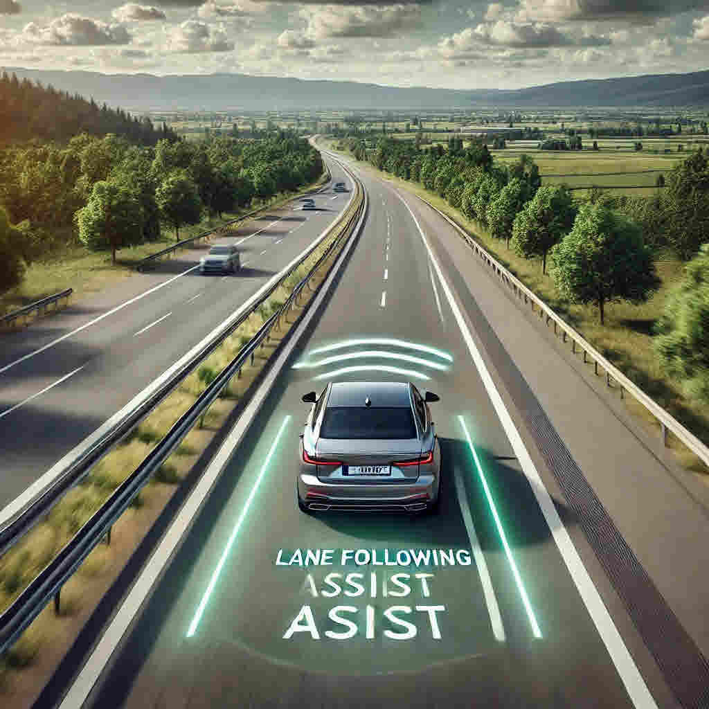 LFA는 차선 중앙을 따라 주행하도록 차량을 제어한다