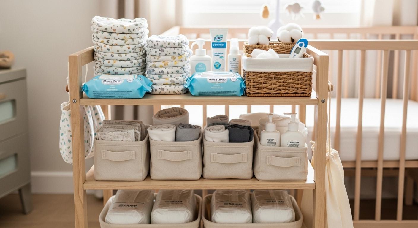 기저귀 트롤리 정리