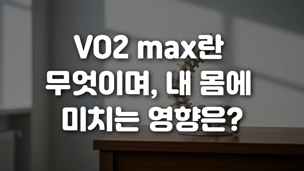 VO2 max란 무엇이며 내 몸에 미치는 영향은