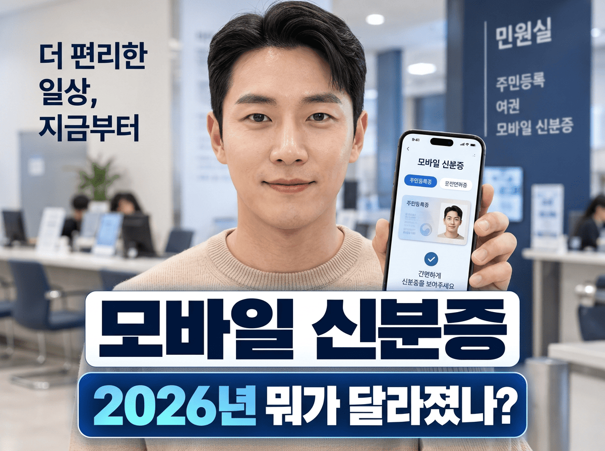 8월 28일 변화와 모바일 신분증 발급 핵심을 보여주는 대표 이미지