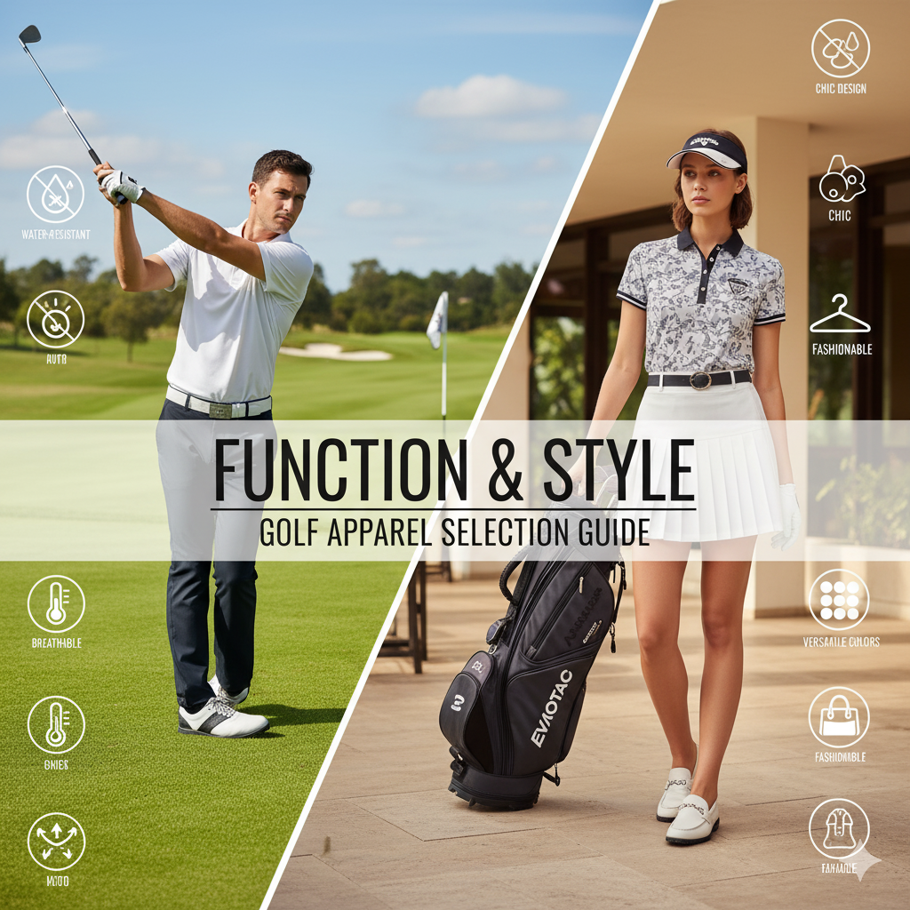 기능성과 스타일 모두 잡기: 골프 의류 선택 가이드