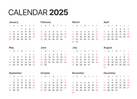 2025년 1월 달력 바탕화면 다운받기