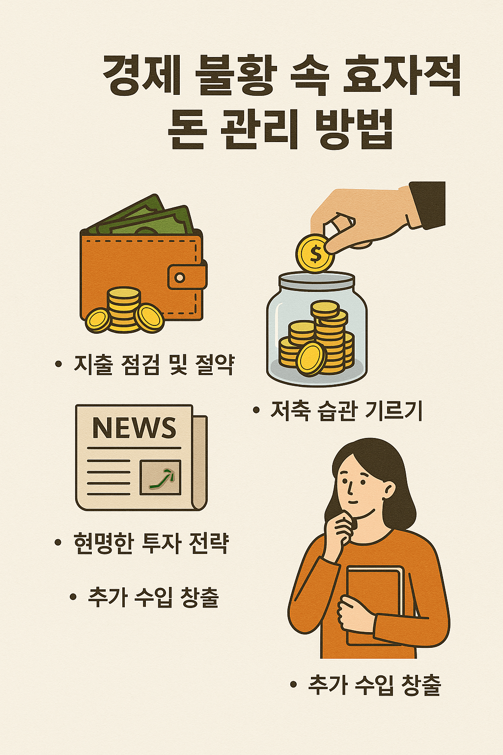 경제 불황 속 재정 관리 습관 기르기