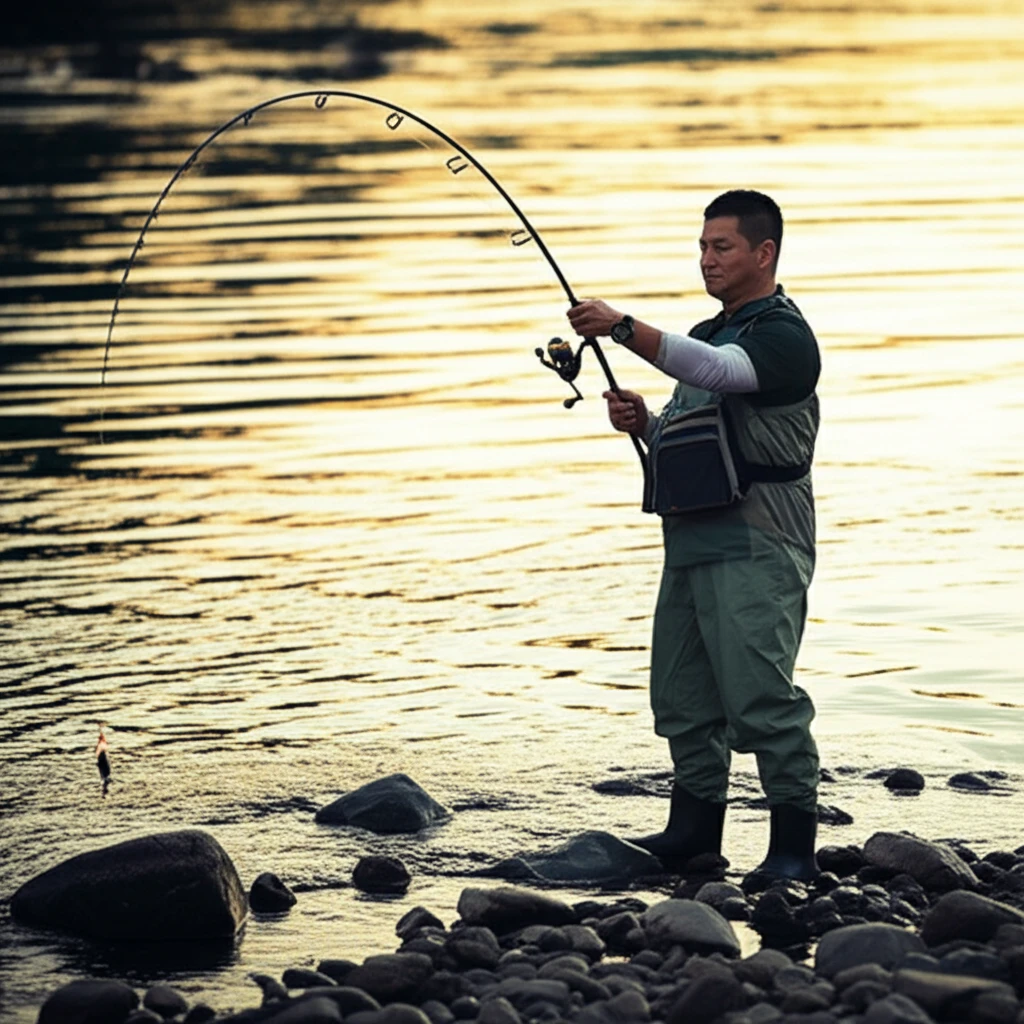 내게 맞는 낚시대 휨새 찾는 방법 핵