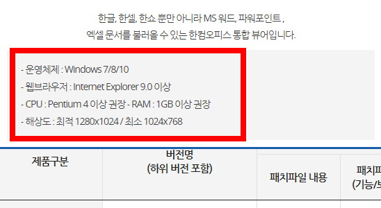 한셀 무료 다운로드 방법